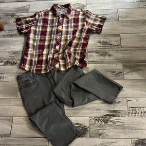 Mens Eddie Bauer Travex SS shirt